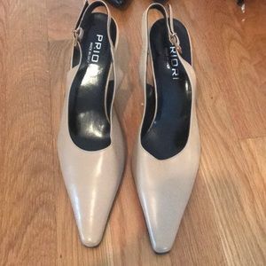 Priori heels never worn. Made in Italy
